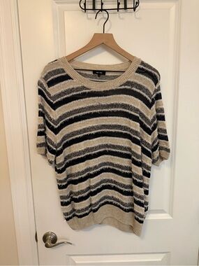 Saint + Sofia Fearne Knit Tee Size L
